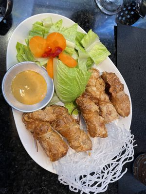 Fried shrimp wrap- yum! 😋   at Homey Food & Cafe in Calgary