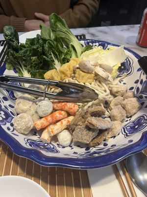 Vegan hotpot!  at Homey Food & Cafe in Calgary