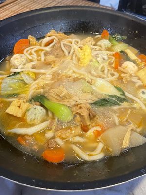 Simmering hot pot  #Veganuary at Homey Food & Cafe in Calgary