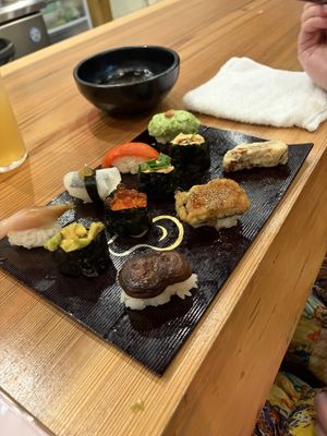   at Nirai Roppongi | Vegan Sushi in Tokyo