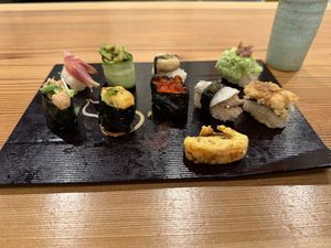  at Nirai Roppongi | Vegan Sushi in Tokyo