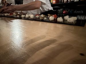 Preparation direct in front of you.  at Nirai Roppongi | Vegan Sushi in Tokyo
