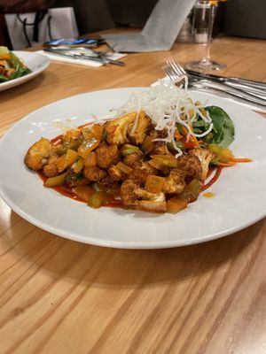 Buffalo cauliflower   at Red Onion in Glasgow