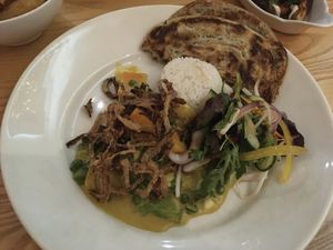 Root vegetable korma at Red Onion in Glasgow