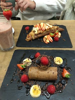 Crêpe  at MyRaw Cafe in Prague