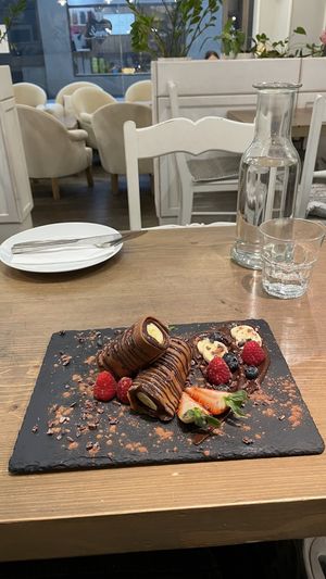   at MyRaw Cafe in Prague