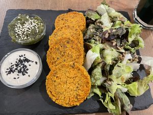   at MyRaw Cafe in Prague