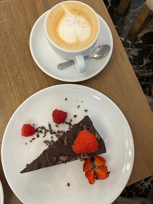 schokotraum :) at MyRaw Cafe in Prague