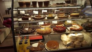 The choice of raw cakes is huge at MyRaw Cafe in Prague