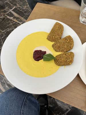 Dumplings   at MyRaw Cafe in Prague