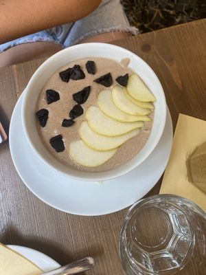 buckwheat porridge   at MyRaw Cafe in Prague