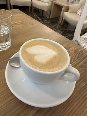 Cappuccino   at MyRaw Cafe in Prague