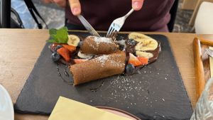 Pancakes   at MyRaw Cafe in Prague