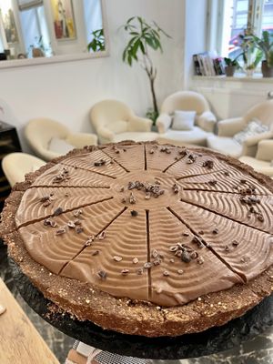   at MyRaw Cafe in Prague