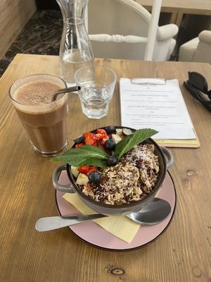   at MyRaw Cafe in Prague