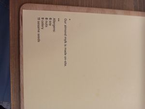 Menu as of 20/07/2025 at MyRaw Cafe in Prague