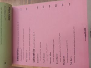 Menu as of 20/07/2025 at MyRaw Cafe in Prague