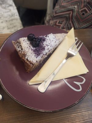 Banoffee, everyone's favorite for good reason at MyRaw Cafe in Prague