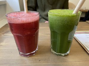   at MyRaw Cafe in Prague