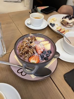 Acai bowl  at MyRaw Cafe in Prague