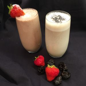 Poppyseed milk at MyRaw Cafe in Prague