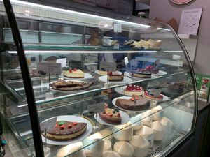 Raw vegan desserts at MyRaw Cafe in Prague