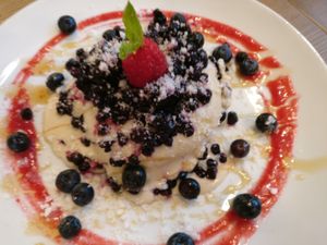 Pancakes at MyRaw Cafe in Prague