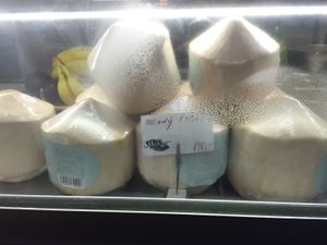 Coconuts  at MyRaw Cafe in Prague