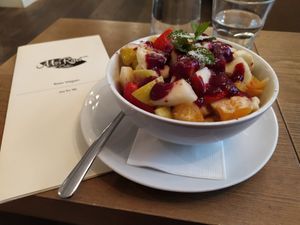 MyFruitSalad - so healthsty (healthy and tasty) at MyRaw Cafe in Prague