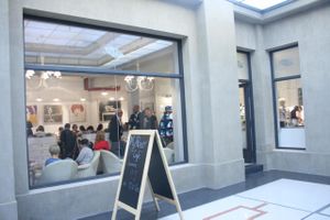 Exterior at MyRaw Cafe in Prague