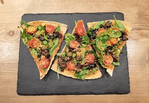 . at MyRaw Cafe in Prague