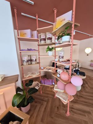Merch at unicake Café in Mannheim