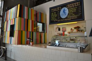 The shop at Peddler's Creamery in Los Angeles