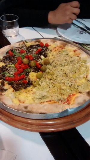 Great Vegan Pizza !!! at Barao Natural - Baraozinho in Sao Paulo