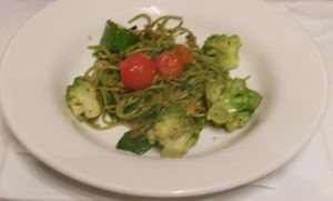 Another of the many fabulous vegan dishes when dining at La Margherita Restaurant, Rugby. at La Margherita Restaurant in Rugby