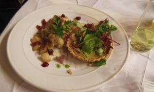 Another of the many fabulous vegan dishes when dining at La Margherita Restaurant, Rugby. at La Margherita Restaurant in Rugby