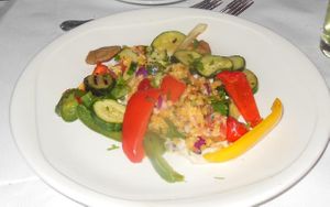 Another of the many fabulous vegan dishes when dining at La Margherita Restaurant, Rugby. at La Margherita Restaurant in Rugby