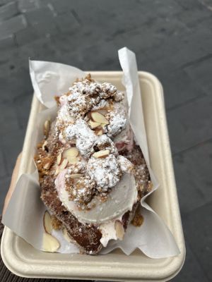 plum and donut   at Giapo in Auckland