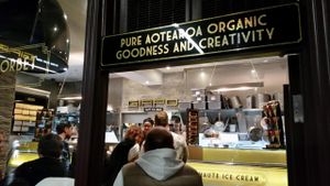 Shop exterior looking in. at Giapo in Auckland