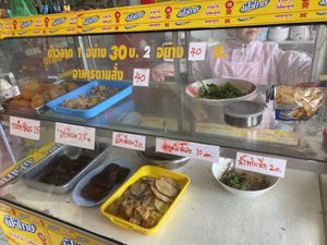 Fake meat selection! at Jay in Mae Hong Son
