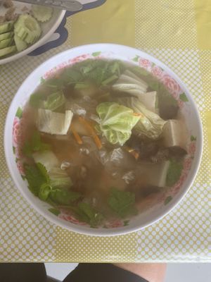 Low oil Tuo Fu Soup at Jay in Mae Hong Son