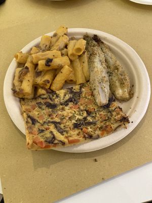 Pasta, farinatta and artichokes at Alchemilla in Bologna