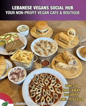everything is vegan! 🌱   at Lebanese Vegans Social Hub in Beirut