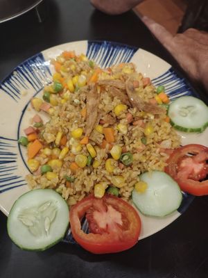 mixed rice at Le Chay Duc in Da Nang