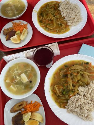 Set meal for 14 soles each   at El Puente 1 in Arequipa