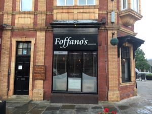 Outside at Foffano's in Darlington