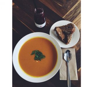 Daily soup at Sajoer in Rotterdam