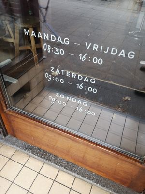 Changed opening hours at Sajoer in Rotterdam