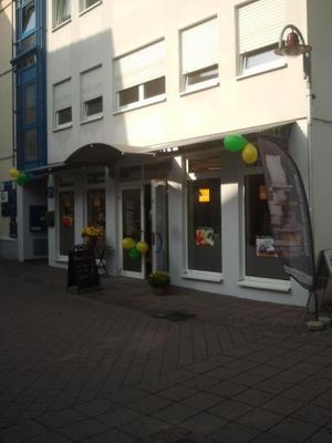 the outside of the store at bio4me in Sinsheim