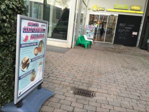 outside at Goodies in Hamburg